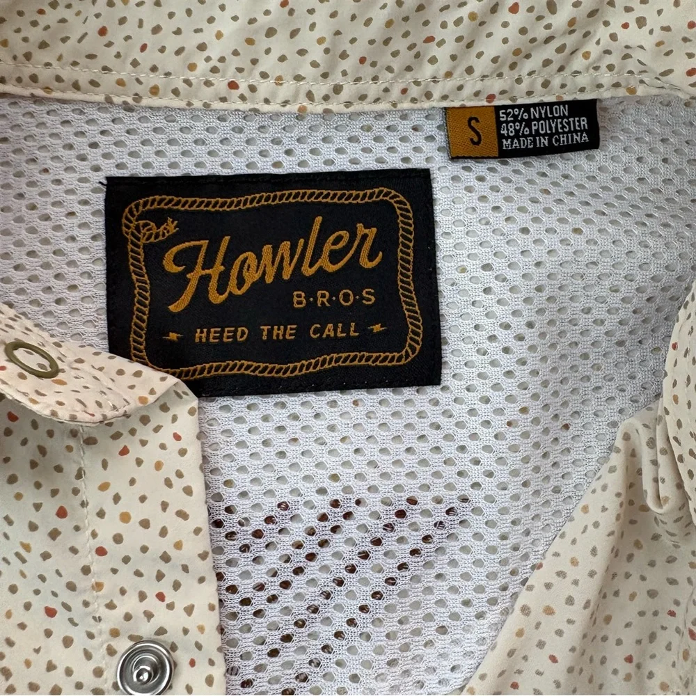 Howler Brothers Cream Button Down Shirt - Picture 2 of 6